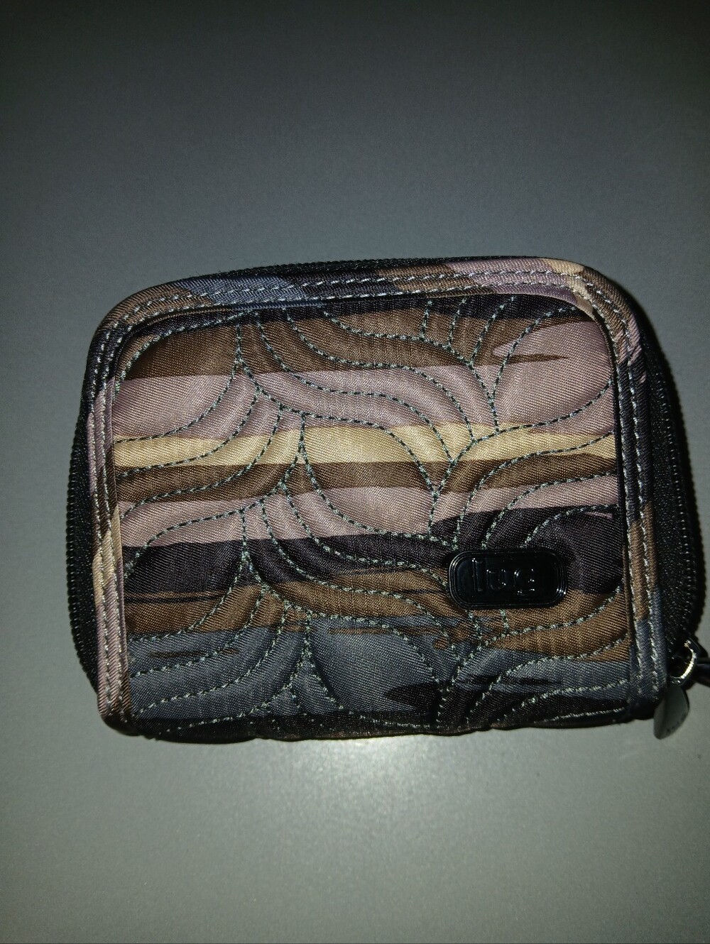 Lug Quilted Zip Wallet